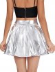 Women's Ruched Waist Stretchy Flared Yoga Skirt