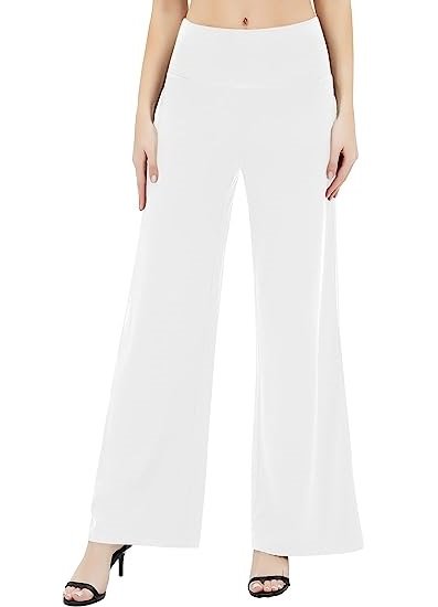 Women's Formal Pants Solid Color Wide Leg Casual Sports Pants Straight Leg