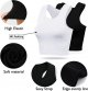 2pcs Women's Sports Tank Tops Crop Tops Black White Racerback Tank Tops